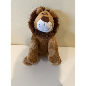 VTG The Bear Factory Lion Plush Stuffed Animal Toy Sitting Soft Cuddly‎ 14" 2001